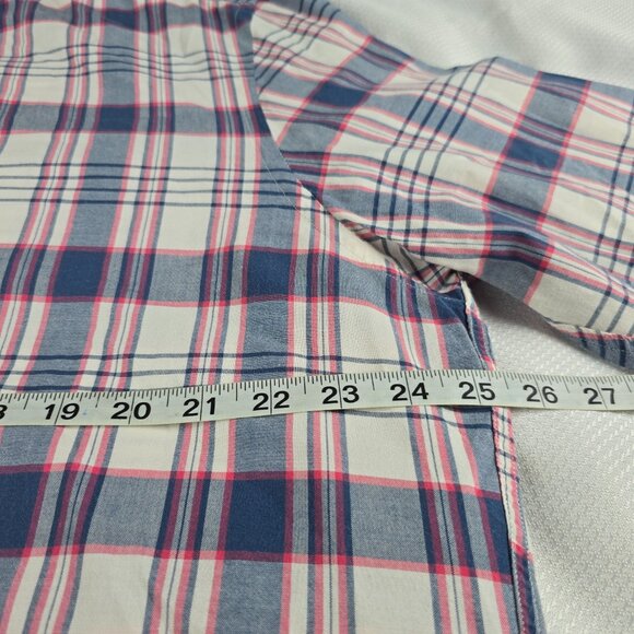 UNTUCKit Men's XXL Long Sleeve Cotton Button Up Shirt Plaid - Picture 4 of 6